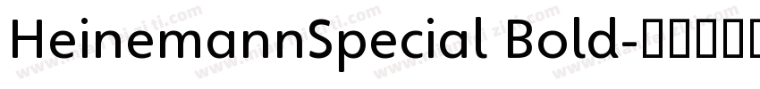 HeinemannSpecial Bold字体转换